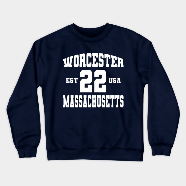 Worcester, MA Crewneck Sweatshirt by ClothesContact